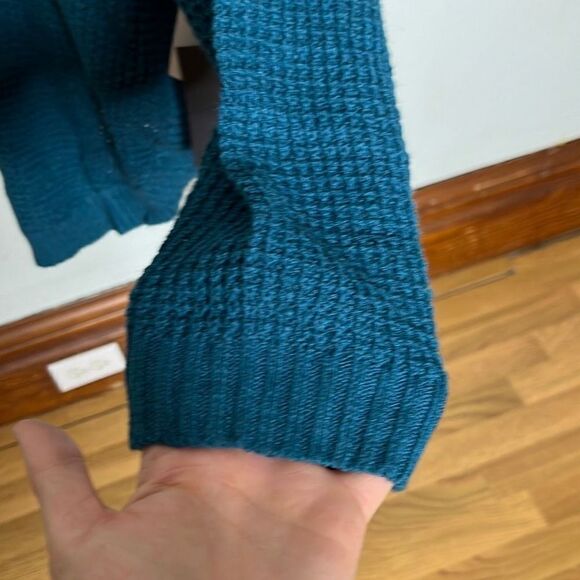 Black Tape Womens Knitted Sweater Drop Shoulder Dark Teal Size X NWT - Picture 4 of 12